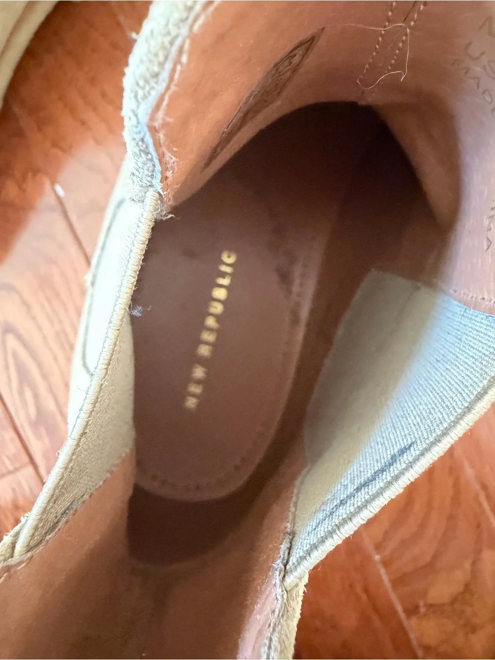 New Republic Sonoma Men’s Suede Chelsea Boots Tan Size 11